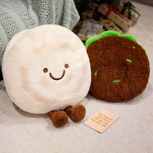 Peluche de Comida - Hamburguesa China Rougamo de Peluche - Almohada Suave Rou Jia <span class=keywords><strong>Mo</strong></span> - 65cm Realista Rou Jia <span class=keywords><strong>Mo</strong></span> - Product Image 6