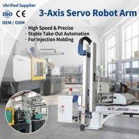 Bras robotisé industriel 3 axes à grande vitesse, temps de préparation minimal de 0,8 s, certifié CE, préhension de précision, alliage d'aluminium, charge utile de 4 kg, directement de l'usine