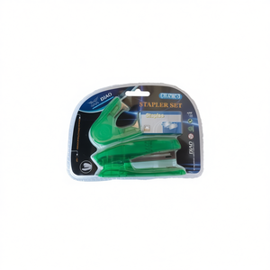 Juego de grapadoras Diao, color verde, 12 piezas, papelería de oficina - Product Image 1