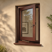 Ventanas Modernas Personalizadas Abatibles y Oscilobatientes, Ventanas de Vidrio con Rotura de Puente Térmico de Alta Eficiencia Energética para Casa, Antirrobo y Resistentes al Viento