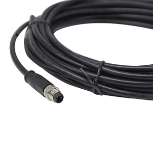 Conector Eléctrico IP67 Impermeable con Contactos de Cobre M8, Conector Macho y Hembra de <span class=keywords><strong>3</strong></span> y 4 Pines con Cable de PVC PUR para Sensor - Product Image 3