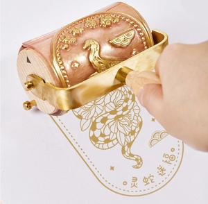 Tự làm Tường quảng cáo mực cao su Con lăn tem tùy chỉnh thiết kế logo - Product Image 3