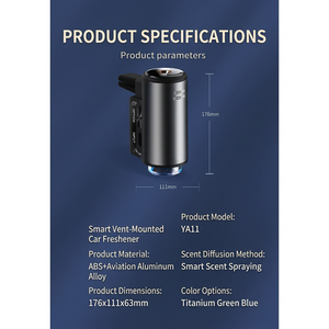 เครื่องกระจายกลิ่นหอมอัจฉริยะสำหรับรถยนต์ แบบพ่นอัตโนมัติ ระดับไฮเอนด์ - Product Image 4
