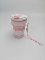 Tasse à eau en silicone de 350ml tasse en silicone pliable et extensible tasse à café de voyage multifonctionnelle Portable sport pliable