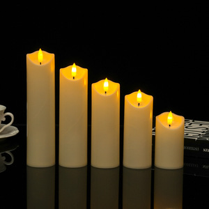 Dẫn điện tử nến mô phỏng ngọn lửa trụ cột nến Giáng sinh kỳ nghỉ bên đám cưới cảnh bố trí trang trí đạo cụ - Product Image 1