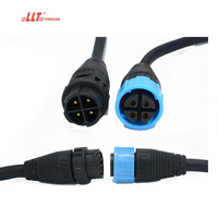 Conector Eléctrico Automotriz Lilutong de 4 Pines M19, Circular, a Prueba de Agua, Macho y Hembra, para Circuitos de Iluminación
