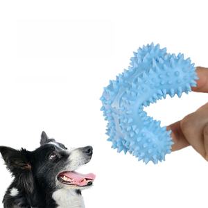 Giocattoli da Masticare per Animali Domestici all'Ingrosso, Osso per Cani in TPR con Design Geometrico - Product Image 1