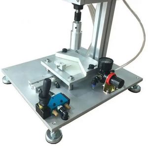 Manual Perfume Cosmetic Daily Skin Care Products Glass Spiral Pneumatic Plastic Bottle Capping <b>Machine</b> - Product Image 5