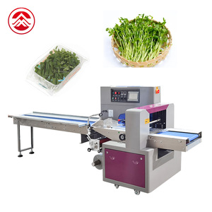 Machine à emballer facile à utiliser emballage de laitue d'iceberg de machine à emballer de fruits de légumes avec <span class=keywords><strong>la</strong></span> machine à emballer de <span class=keywords><strong>bette</strong></span> suisse de concombre de trou de poche - Product Image 1