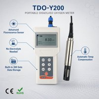 Alat Analisis Oksigen Terlarut Genggam Profesional TDO-Y200 Bersertifikasi CE RoHS Meter DO Digital dengan Sensor Optik