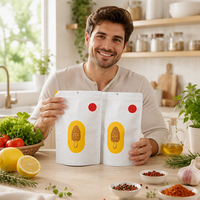 Sachet Doypack Personnalisé pour Pâtes, Vente en Gros Direct Usine, Anti-humidité, PET/PE Qualité Alimentaire, Emballage Spaghetti avec Fermeture Zip
