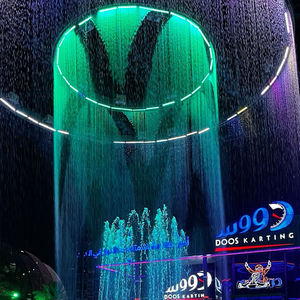 <span class=keywords><strong>Fontaine</strong></span> d'eau numérique LED Water Faery avec cascade, contrô<span class=keywords><strong>l</strong></span>ée par logiciel, commerciale, moderne, en acier inoxydable, écologique - Product Image 6