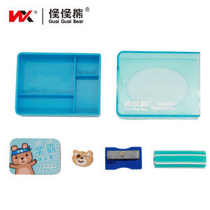 Ensemble de fournitures pour étudiants dessin animé <span class=keywords><strong>lapin</strong></span> papeterie scolaire directe d'usine avec gomme porte-stylo <span class=keywords><strong>taille</strong></span>-<span class=keywords><strong>crayon</strong></span> pour enfants - Product Image 5