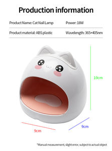 Séchoir à ongles LED USB 18W personnalisable L'interface Usb de la lampe à ongles Keai <span class=keywords><strong>Cat</strong></span> est pratique - Product Image 4