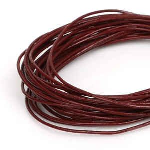 5-meter colored round faux leather rope, DIY craft <b>material</b> for making leather ropes, bracelets, necklaces, and jewelry - Product Image 4