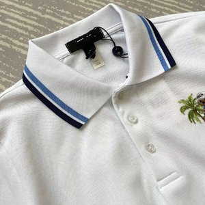 Chemises <span class=keywords><strong>polo</strong></span> pour femmes, style printemps-été, col rabattu, ours brodé, hauts simples à manches courtes pour l'été - Product Image 6