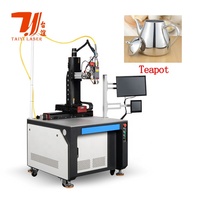 Machine de soudage au laser à fibre automatique de haute précision en acier inoxydable pour bouilloire et théière personnalisée 2025