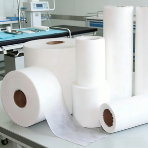 Tela No Tejida 100% SMS Spunbond, Tela No Tejida Desechable para <span class=keywords><strong>Batas</strong></span> Quirúrgicas - Product Image 1