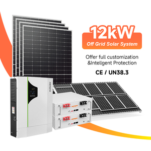 Kit de Paneles Solares de 12kW Fuera de la Red, Solución Completa Todo en Uno para Almacenamiento de Energía Doméstica para C&I - Product Image 1