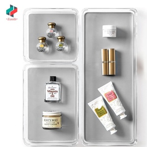 Ngăn kéo tổ chức bin thiết lập nhỏ đa mục đích lưu trữ mềm-grip lót và không trượt cao su chân bền bàn ngăn kéo tổ chức - Product Image 1