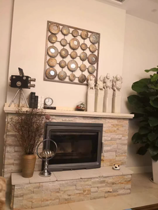 Poêle à bois autoportant pour intérieur, grande surface chauffante - Product Image 5