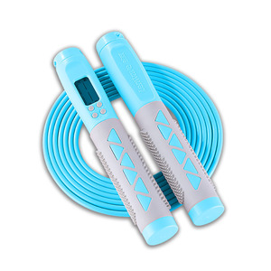 Dây nhảy PVC tùy chỉnh nhà máy, tay cầm chống trơn, màn hình LCD kỹ thuật số, dây nhảy điện tử kèm túi miễn phí - Product Image 2