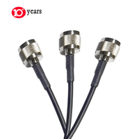 Câble coaxial RF personnalisé Kontec CC avec prise droite BNC 20cm PVC Jacket RG58 Male Video Security Camera Antennes