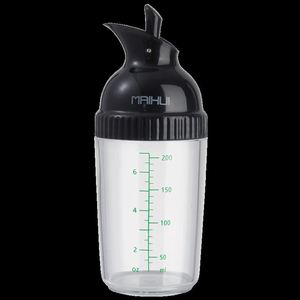 <b>200ml</b> One-Handed Easy Open Close Tool Plastic Oil and Vinegar <b>Bottle</b> with Leak-Proof Lid for Spices Condiments Food Storage - Product Image 1