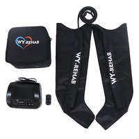 Masseur de jambes à compression d'air VU pour personnes âgées, pompe à compression séquentielle à 4 chambres pour les gonflements et la fatigue