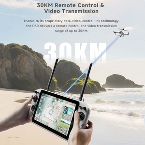 รีโมทคอนโทรลโดรน Skydroid G30 รุ่นดั้งเดิม พร้อมหน้าจอ HD ขนาด 10.1 นิ้ว รองรับความถี่คู่ 2.4G 5.8G ส่งภาพระยะไกล 30 กม. - Product Image 3