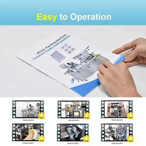 少量生産用のDPP全自動電子小型ピルタブレットカプセルブリスターパッキング成形機 - Product Image 5