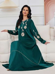 Abaya Caftan Galabeya donne egittane ricamato Jilbab <span class=keywords><strong>abiti</strong></span> da Jelbab musulmani arabici <span class=keywords><strong>abiti</strong></span> Khaleeji Jalabiya per islamiche - Product Image 3