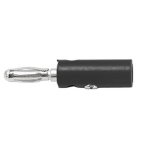 Vente en gros fiche banane mâle 4mm plaqué argent/or fiche banane vis haut-parleur prise banane 4mm