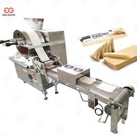 Machine à crêpes professionnelle à gaz 40 cm, pour la fabrication de feuilles de rouleaux de printemps carrées de 10x10 pouces, équipement double pour la production de feuilles de rouleaux de printemps