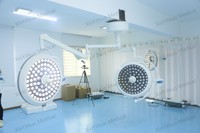 Lámpara de operación médica LED700 + 700 Lámpara de luz quirúrgica dental médica sin sombras Luz de operación de techo