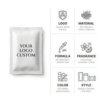 Lingettes parfumées fraîches avec logo personnalisé, vente en gros, emballées individuellement, lingettes humides parfumées au citron en paquet unique pour restaurant