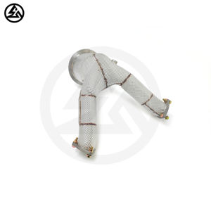 उच्च गुणवत्ता वाले csz ट्यूनिंग निकास प्रणाली ने ऑडी वर्ग 5 b9 3.0 उच्च प्रवाह उत्प्रेरक कनवर्टर डाउनपाइप निकास निकास - Product Image 2