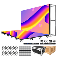 Plancher de jeu activé par lumière interactive de plancher de danse de la fête de mariage LED pour des soirées de danse