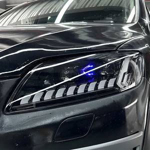 Para <span class=keywords><strong>Audi</strong></span> <span class=keywords><strong>Q7</strong></span> 2006-2015 Lámparas delanteras de coche LED Montaje de faros automáticos Lente transparente Parpadeo dinámico Proyector Accesorios Actualización - Product Image 4