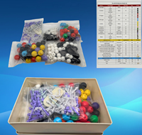 Model Struktur Molekul untuk Kimia SMP & SMA 440Pcs, Teruji CE/PC