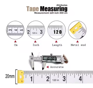 <span class=keywords><strong>Metro</strong></span> a nastro morbido retrattile in plastica <span class=keywords><strong>da</strong></span> 60 pollici (1,5 metri) per sartoria, cucito e lavori artigianali - <span class=keywords><strong>Prezzo</strong></span> di fabbrica - Product Image 2