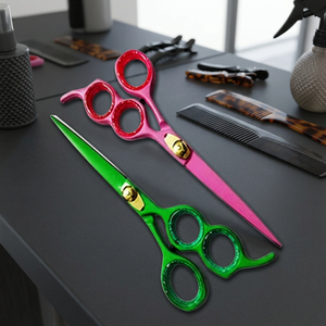 Ciseaux de barbier professionnels ASAP 6 pouces pour droitiers, en acier inoxydable 4Cr13 durable, manche moyen, pointe affûtée, pour coupe de cheveux - Product Image 3