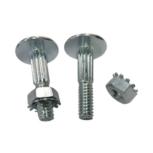 OEM Carriage Bolt <b>Coach</b> Bolt With Serrated Flange Lock Nut Grade 4.8 8.8 Carbon Steel Zinc Coated Fastener For Woodworking Bolts - Product Image 1