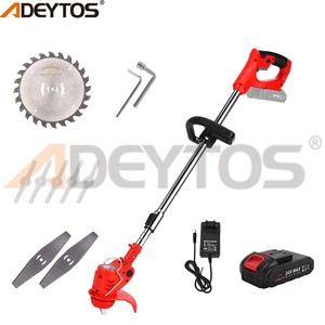 <span class=keywords><strong>Tondeuse</strong></span> à gazon <span class=keywords><strong>électrique</strong></span> sans fil professionnelle antidérapante de qualité industrielle, 1200W, 24V, batterie au lithium, <span class=keywords><strong>pour</strong></span> usage domestique et jardinage - Product Image 2