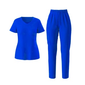 Uniforme da <span class=keywords><strong>Infermiera</strong></span> di Alta Qualità Personalizzata per Donne <span class=keywords><strong>in</strong></span> Blu Caraibico, Design alla Moda per Uniformi Mediche Direttamente dalla Fabbrica - Product Image 6