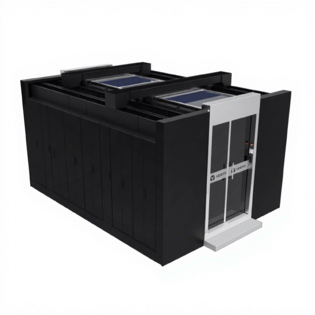 Vertiv SmartAisle 2 Online Micro Data Center Monitoring System Three Phase Cooling Downdraft/Liquid-Cooled PUE 1.5 42U Cabinet