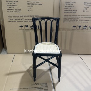 Silla Infantil de Ratán Hecha a Mano de Primera Calidad para Alquiler, Decoración de Fiestas, Eventos y Bodas, Muebles Infantiles Tejidos Naturales y Ecológicos - Product Image 1