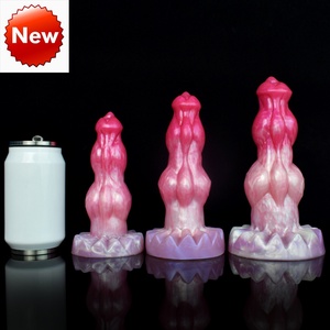 NNSX Fantasy Dog Knot <b>Dildo</b> Sets Fantasy Animal Silicon <b>Dildos</b> Sets for Women - Product Image 1