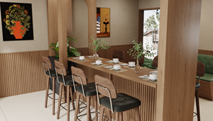 ตู้โชว์ขนมหวานทันสมัยดีไซน์เฟอร์นิเจอร์สำหรับร้านกาแฟที่ทำจากแก้วออกแบบได้ตามต้องการเคาน์เตอร์บาร์เบเกอรี่คาเฟ่ - Product Image 6