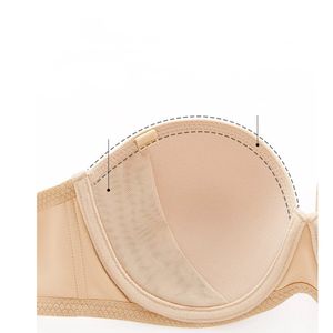 Sin tirantes <span class=keywords><strong>pecho</strong></span> <span class=keywords><strong>grande</strong></span> mostrar pequeño antideslizante <span class=keywords><strong>sujetador</strong></span> de mujer ropa de verano sin costuras para mujer <span class=keywords><strong>sujetador</strong></span> fino transpirable <span class=keywords><strong>Invisible</strong></span> - Product Image 6